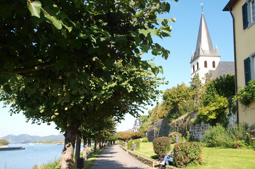 Rheinpromenade in Unkel