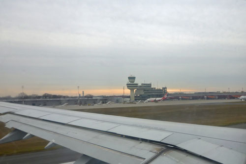 Abflug in Tegel