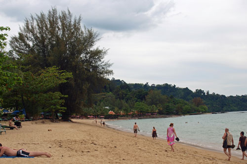 Am Strand in Khao Lak