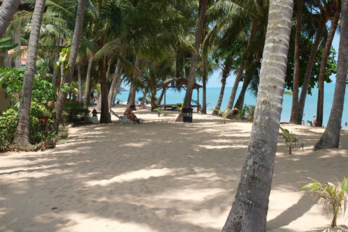 der Strand bei Vans Villa