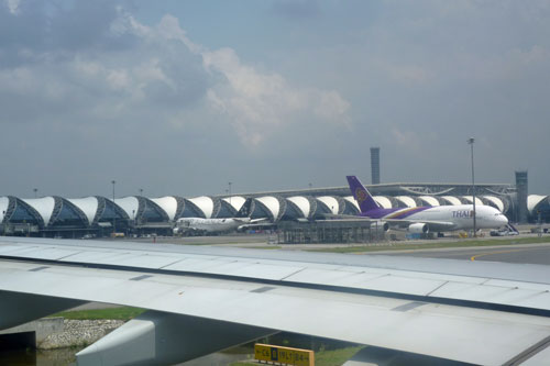 Abflug von Bangkok Suvarnabhumi