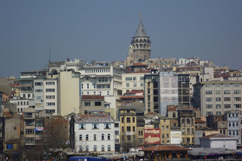 Ausblick von der Galatabrcke