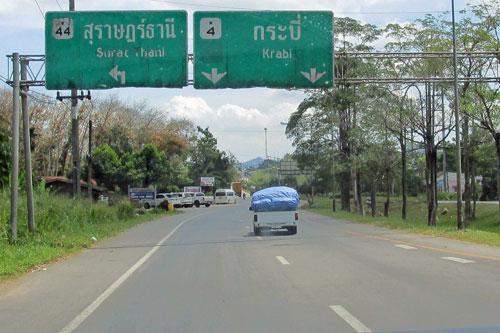 unterwegs nach Krabi