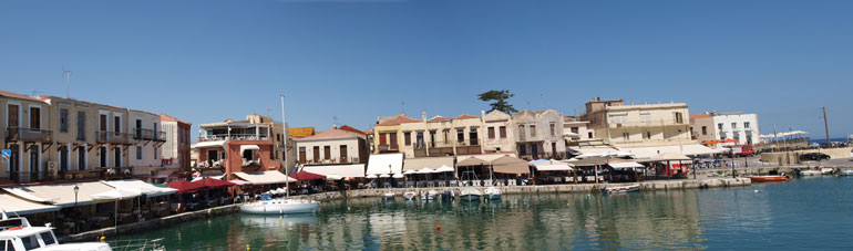 Der Hafen von Rethymnon