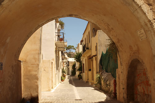 in der Altstadt von Rethymnon