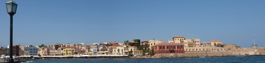 Chania am Hafen