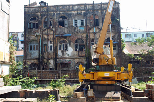 unterwegs in Yangon