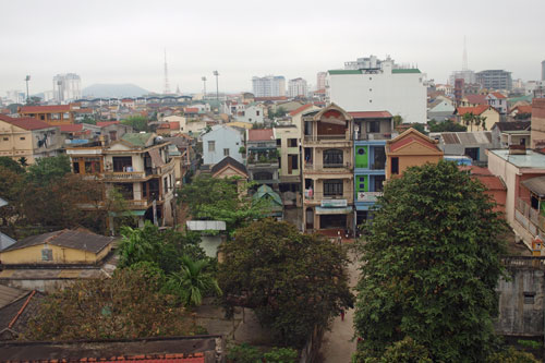 Ausblick vom Balkon