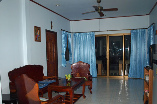 unser Wohnzimmer in Vans Villa