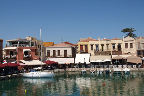 am alten Hafen in Rethymnon