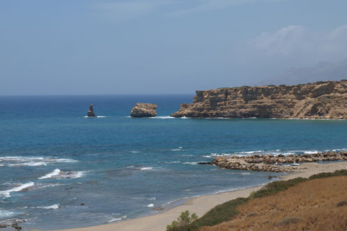 der Strand von Trio Petra