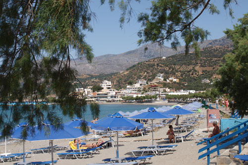 Der Strand in Plakias