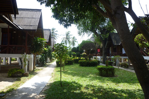 die Anlage Shangrilah Bungalows