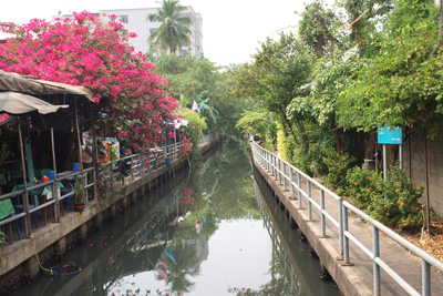 Klong an der Soi Charansanitwong