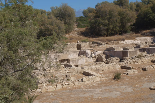 Ausgrabungen am Komos Beach