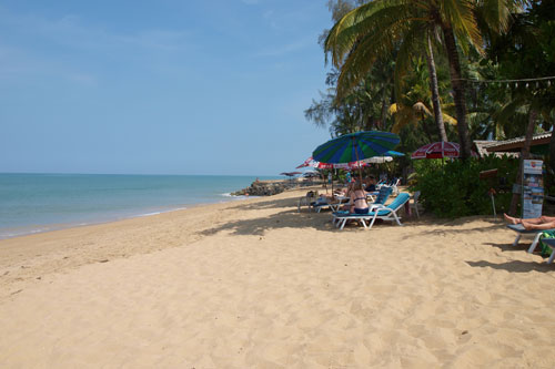 am Strand von Ban Bang Niang