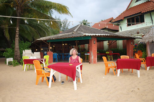 Abendessen am Strand