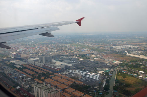 Anflug auf Don Mueang