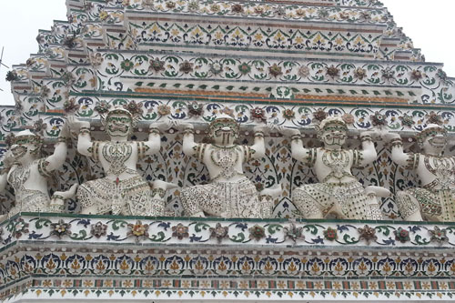 der restaurierte Wat Arun