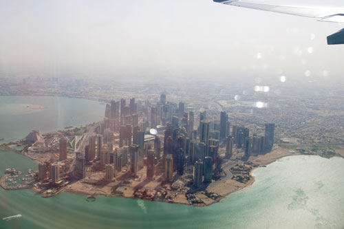 Abflug von Doha