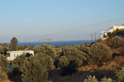 Blick vom Balkon in Pitsidia