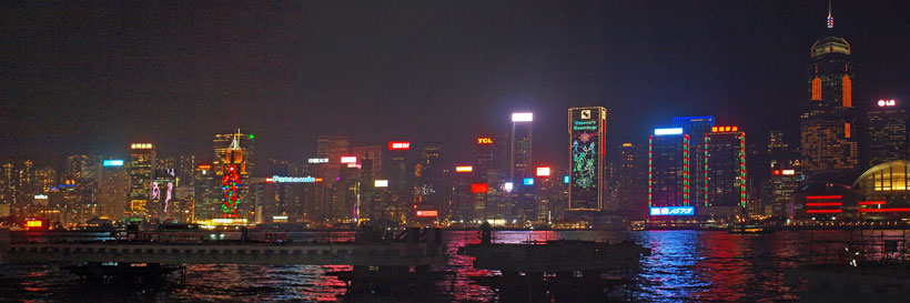 Skyline Hongkong Island