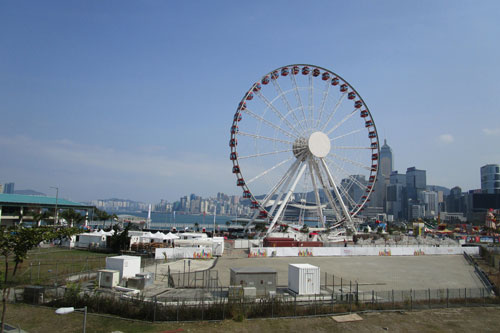 Riesenrad in Central