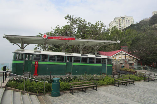 eine alte Peak Tram