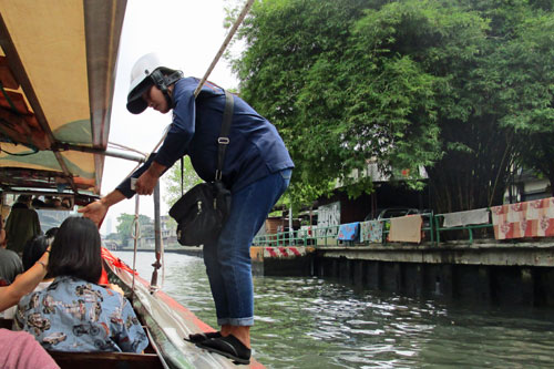 auf dem Klong Bang Lam Phu von Panfa Lilad  nach Pratunam