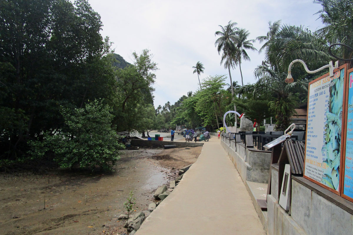 Die Strandpromenade