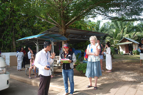 kleine Pause auf dem Weg nach Phang Gna