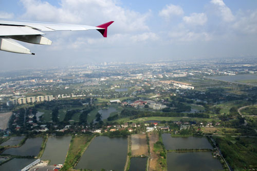 Abflug von Suvarnabhumi