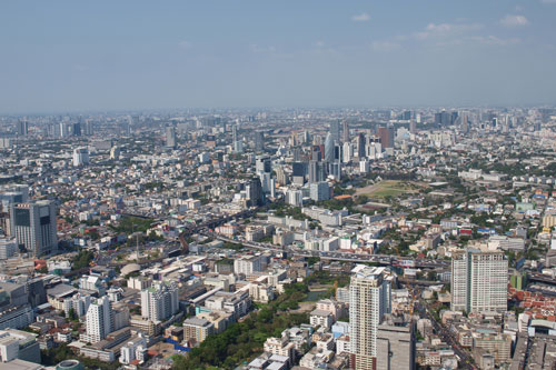 Ausblick vom Baiyoke nach Norden