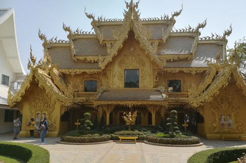 Klohuschen am Wat Rong Khun