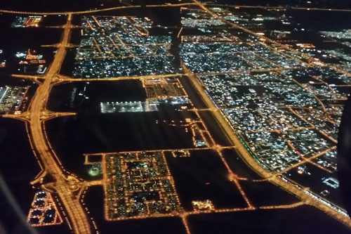 Anflug auf Doha