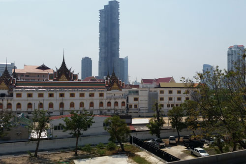 Ausblick von der  Station Saphan Taksin