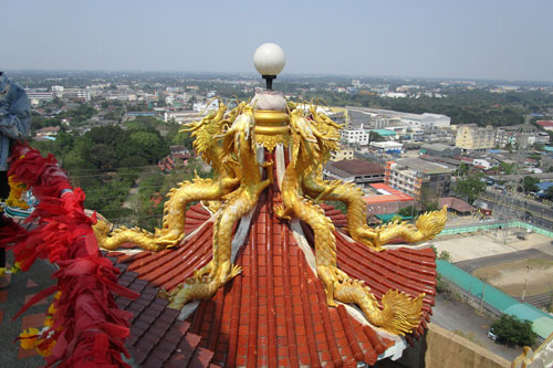 Ausblick Wat Samphran