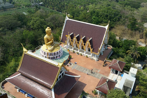 Ausblick Wat Samphran