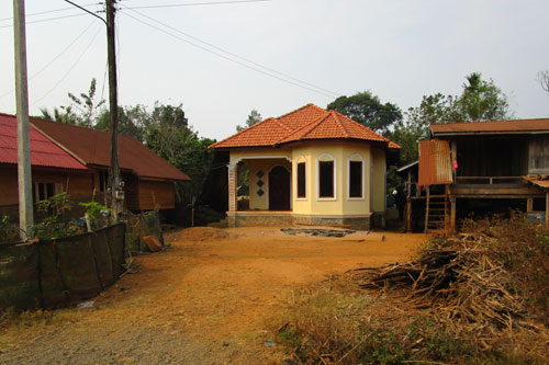 auf dem Rckweg nach Pakse