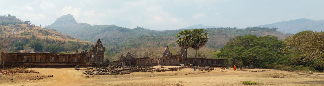 auf dem Tempelgelnde Wat Phou