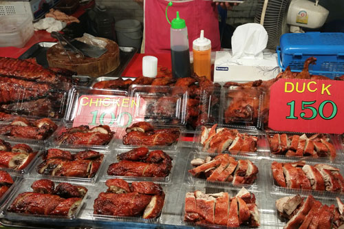 Leckerli auf dem Nachtmarkt