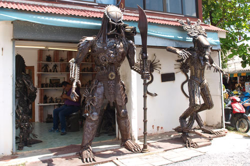 Kunst im Big Buddha Tempel