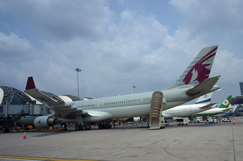 Abflug in Suvarnabhumi