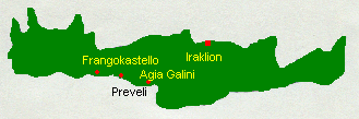 Kreta Karte mit Preveli