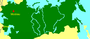 UdSSR Karte mit Eriwan