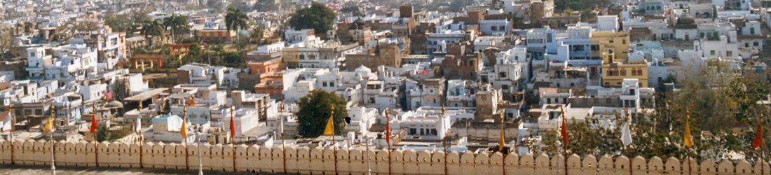 Ausblick auf Udaipur