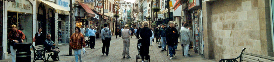 Strasse in Gibraltar