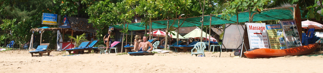 am Strand in Khao Lak