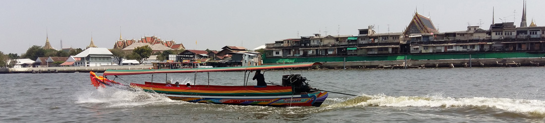 auf dem Menam Chao Phraya