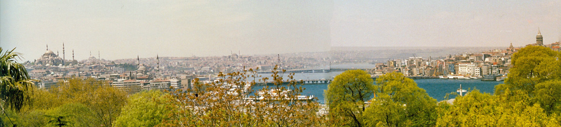 Ausblick auf Istanbul vom Topkapi